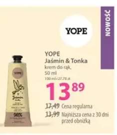 Krem do rąk Yope Jaśmin & Tonka