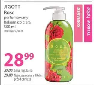 Perfumowany balsam do ciała Jigott Rose