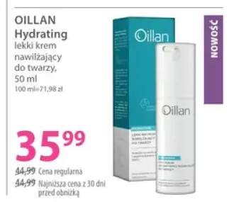 Lekki krem nawilżający do twarzy Hydrating Oillan