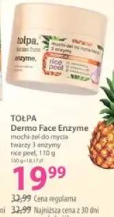 Mochi-żel do mycia twarzy 3 enzymy rice peel Tołpa Dermo Face Enzyme