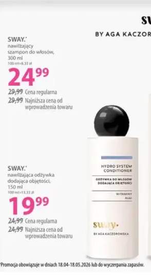 Nawilżający szampon do włosów Sway. by Aga Kaczorowska