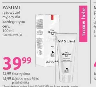 Ryżowy żel myjący dla każdego typu cery YASUMI