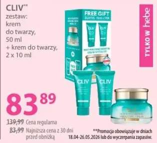 Zestaw: krem do twarzy 50ml + krem do twarzy 2x10ml CLIV