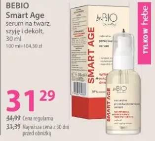 Serum na twarz, szyję i dekolt BEBIO Smart Age