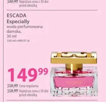 Woda perfumowana damska ESCADA Especially