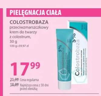 Krem do twarzy z colostrum COLOSTROBAZA przeciwzmarszczkowy