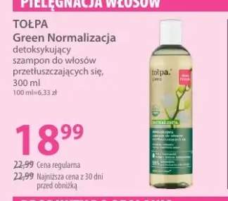 Szampon do włosów przetłuszczających się TOŁPA Green Normalizacja detoksykujący