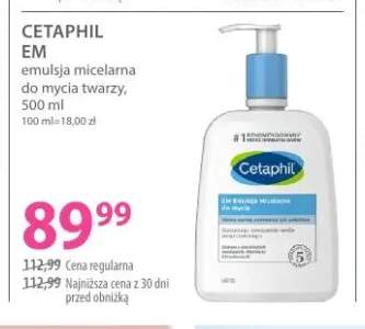 Emulsja micelarna do mycia twarzy CETAPHIL EM