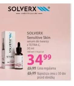 Serum do twarzy z TETRA C SOLVERX Sensitive Skin