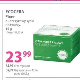 Puder ryżowy sypki do twarzy ECOCERA Fixer