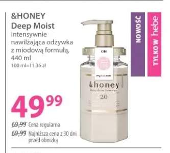 Intensywnie nawilżająca odżywka z miodową formułą &HONEY Deep Moist