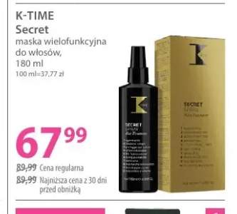 Maska wielofunkcyjna do włosów K-TIME Secret