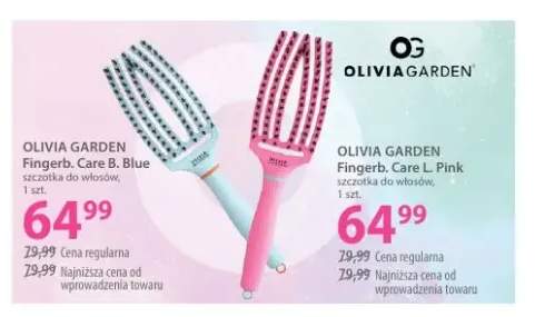 Szczotka do włosów OLIVIA GARDEN Fingerb. Care B. Blue
