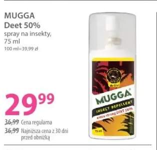 Spray na insekty MUGGA Deet 50%