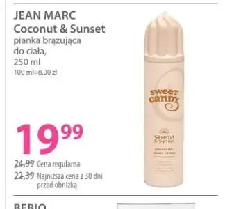 Pianka brązująca do ciała Coconut & Sunset JEAN MARC