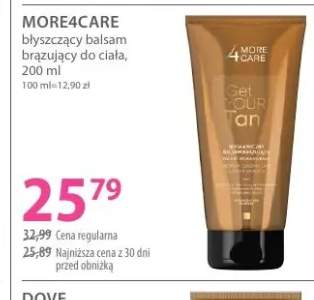 Błyszczący balsam brązujący do ciała MORE4CARE