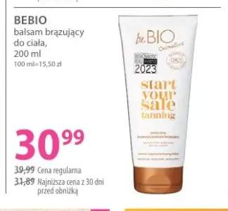 Balsam brązujący do ciała BEBIO