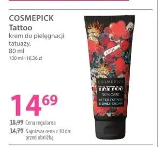 Krem do pielęgnacji tatuaży Cosmepick Tattoo