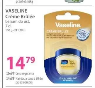 Balsam do ust Vaseline Crème Brûlée