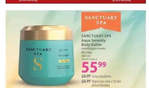 Nawilżające masło do ciała Sanctuary Spa Aqua Serenity Body Butter