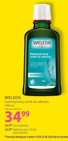 Rozmarynowy tonik do włosów WELEDA