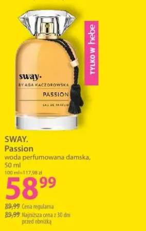 Woda perfumowana damska SWAY. Passion