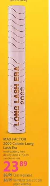 Wydłużający tusz do rzęs black MAX FACTOR 2000 Calorie Long Lash Era