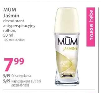 Dezodorant antyperspiracyjny roll-on MUM Jaśmin