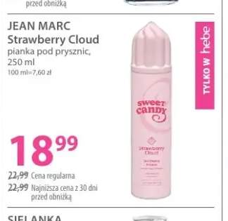 Pianka pod prysznic JEAN MARC Strawberry Cloud