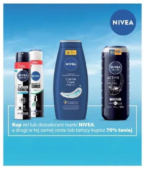 Żel lub dezodorant NIVEA