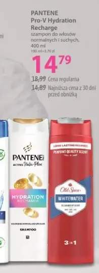 Szampon do włosów normalnych i suchych PANTENE Pro-V Hydration Recharge