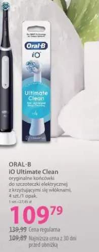Oryginalne końcówki do szczoteczki elektrycznej z krzyżującymi się włóknami ORAL-B iO Ultimate Clean