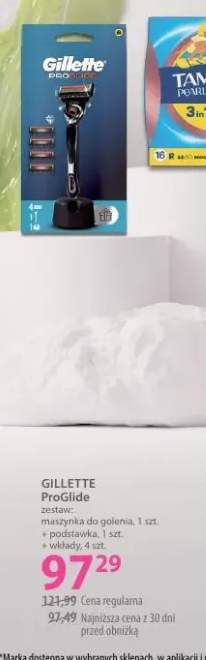 Zestaw maszynka do golenia + podstawka + wkłady GILLETTE ProGlide