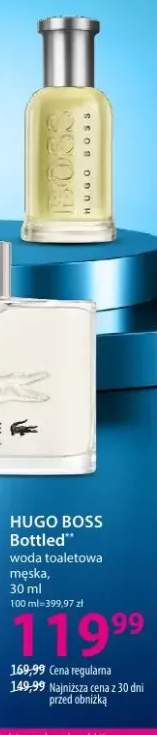 Woda toaletowa męska HUGO BOSS Bottled