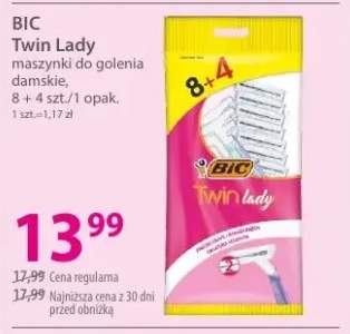 Maszynki do golenia damskie BIC Twin Lady 12-pak