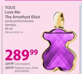 Woda perfumowana damska TOUS Love Me The Amethyst Elixir