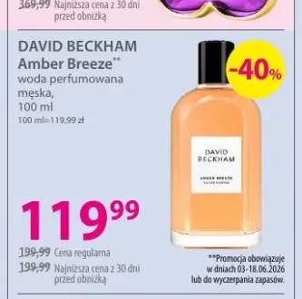 Woda perfumowana męska DAVID BECKHAM Amber Breeze