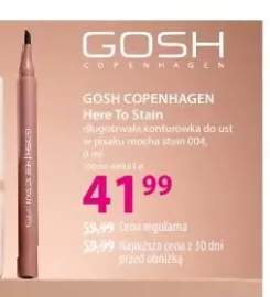 Długotrwała konturówka do ust w pisaku mocha stain 004 GOSH COPENHAGEN Here To Stain