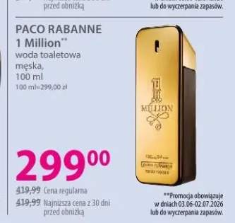 Woda toaletowa męska PACO RABANNE 1 Million