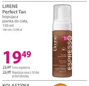 Brązująca pianka do ciała Lirene Perfect Tan