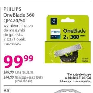 Wymienne ostrza do maszynki do golenia PHILIPS OneBlade 360 QP420/50