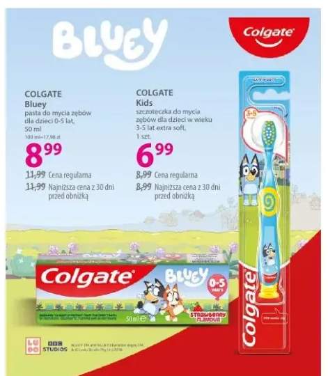 Pasta do mycia zębów dla dzieci 0-5 lat COLGATE Bluey