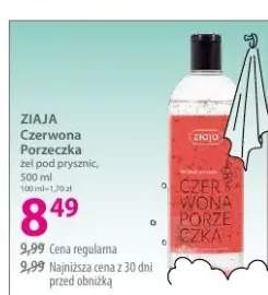 Żel pod prysznic ZIAJA Czerwona Porzeczka