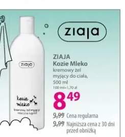Kremowy żel myjący do ciała ZIAJA Kozie Mleko