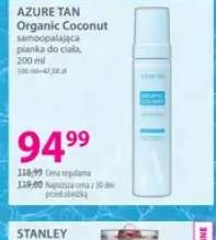 Samoopalająca pianka do ciała AZURE TAN Organic Coconut
