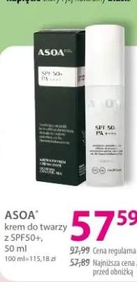 Krem do twarzy z SPF50+ ASOA