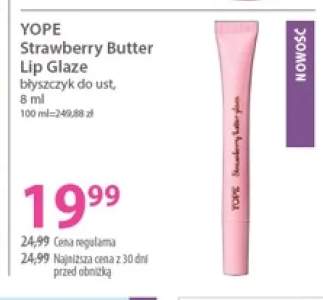 Błyszczyk do ust Yope Strawberry Butter Lip Glaze
