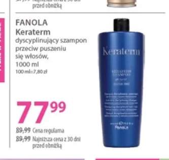 Szampon do włosów Fanola Keraterm