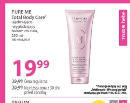 Balsam do ciała ujędrniająco-wygładzający Pure Me Total Body Care