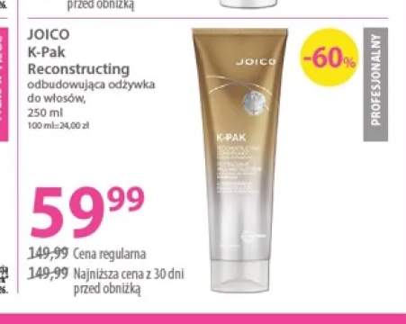 Odbudowująca odżywka do włosów Joico K-Pak Reconstructing